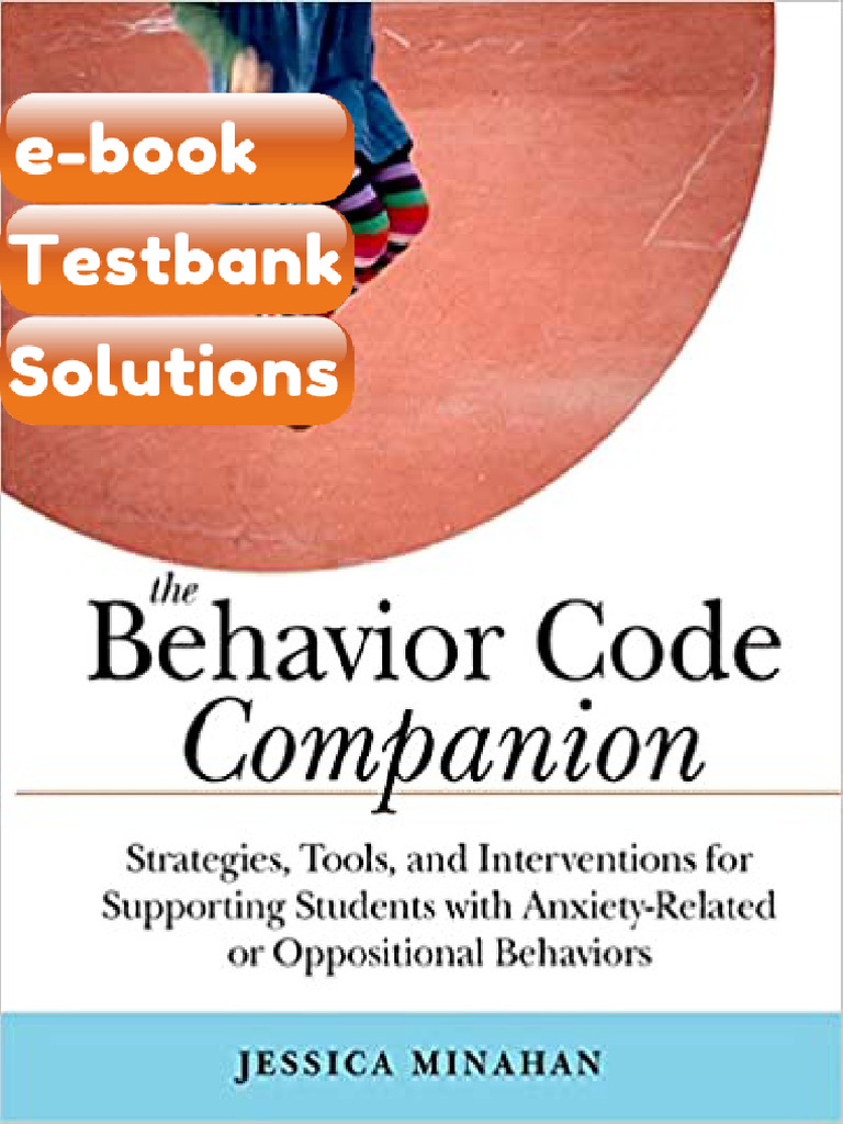 Testbank The Behavior Code Companion Strategies Tools and Interventions ...