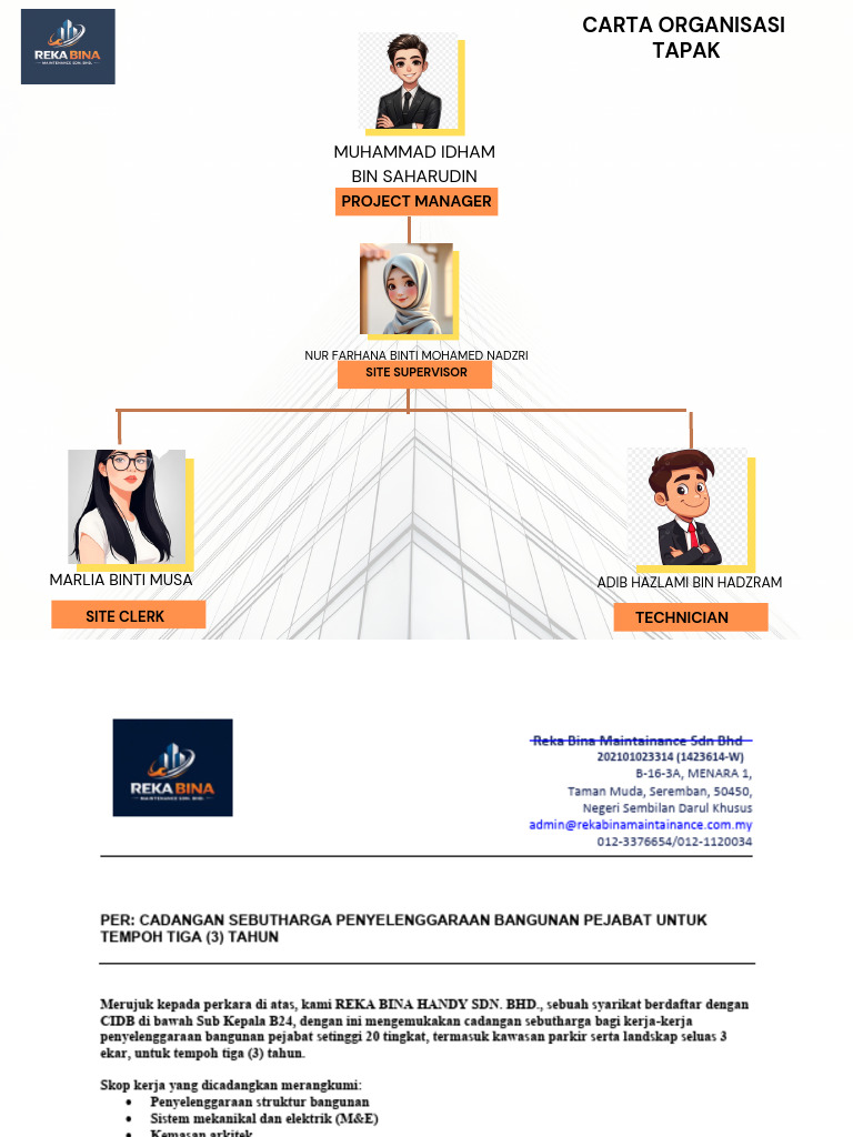 Organizational Chart Reka Handy SB | PDF