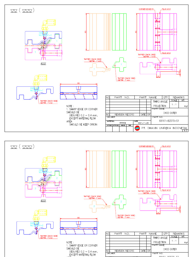 d40d Out Sizing Final | PDF