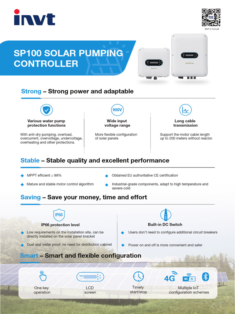 SP100 Leaflets (EN) - 202401 (V2.0) | PDF | Solar Panel | Alternating ...
