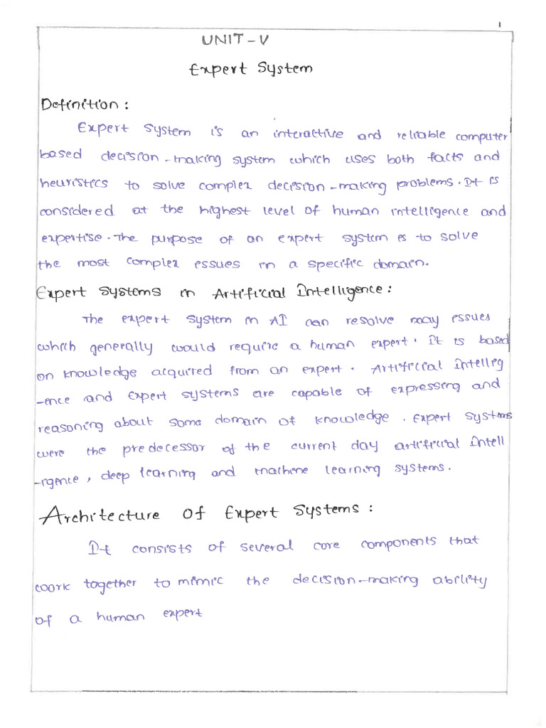 AI MCA UNIT 5 | PDF