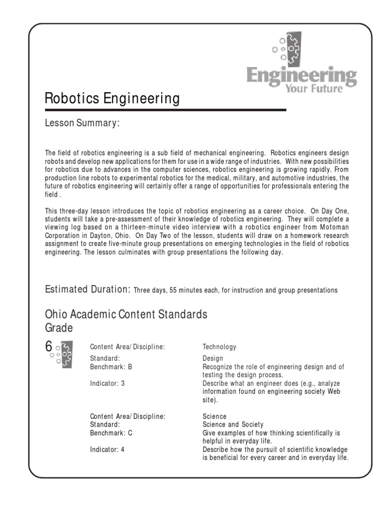 Robotics | PDF