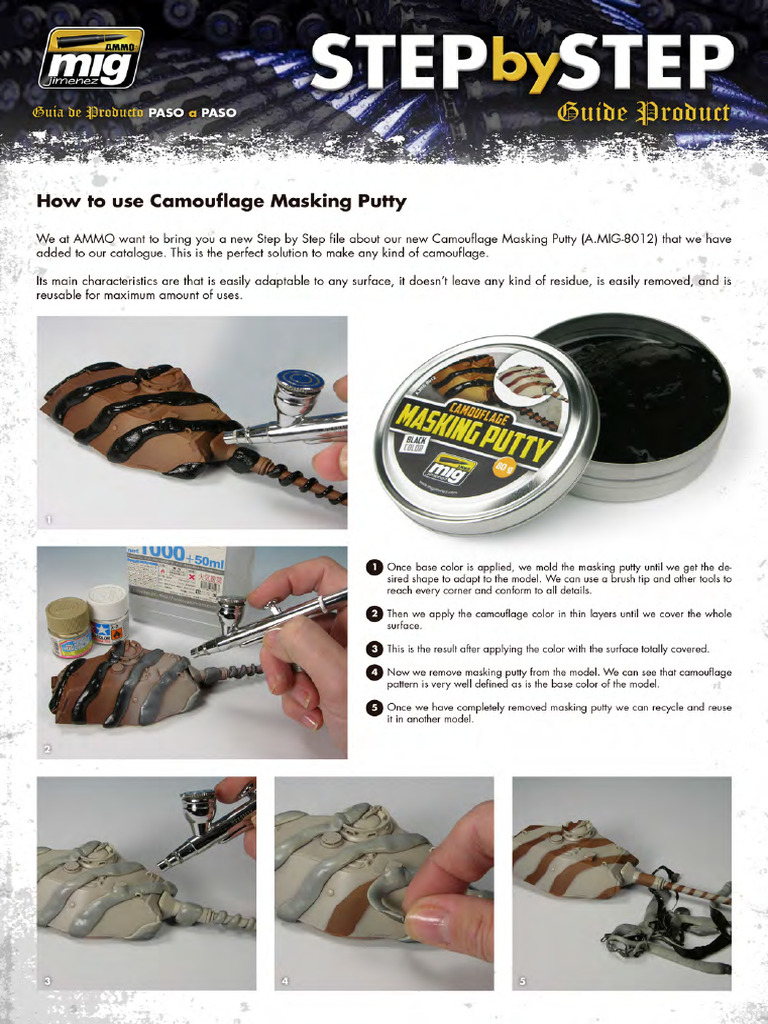 Step by Step Camouflage Masking Putty | PDF