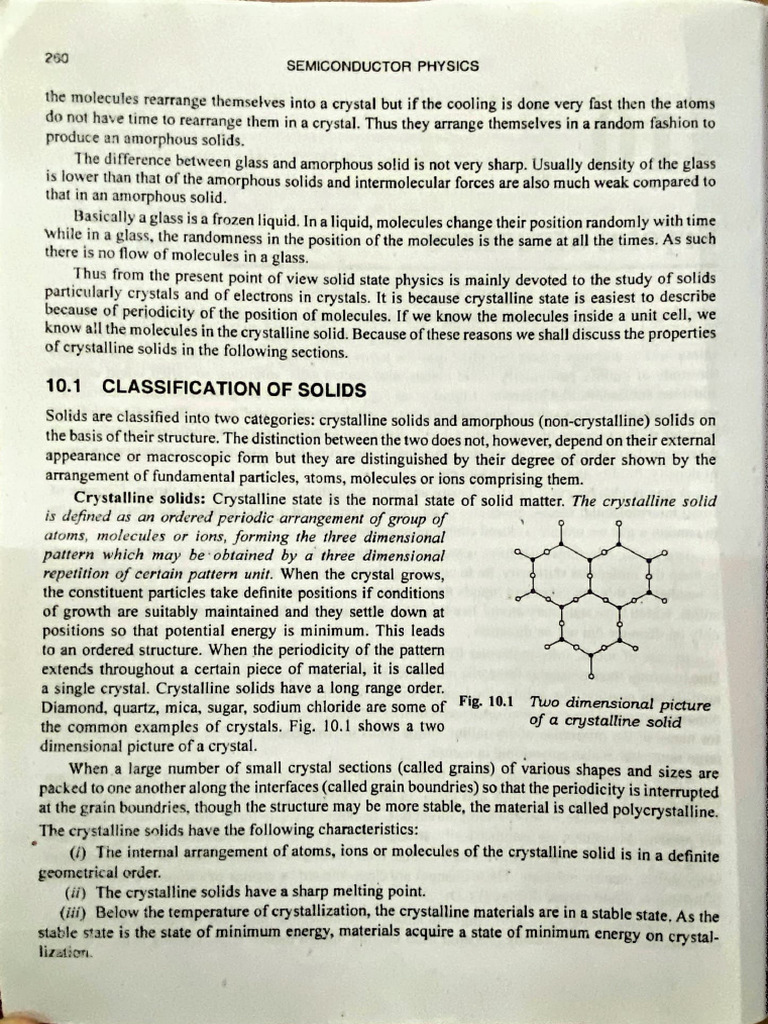 SP - Crystal Structure | PDF