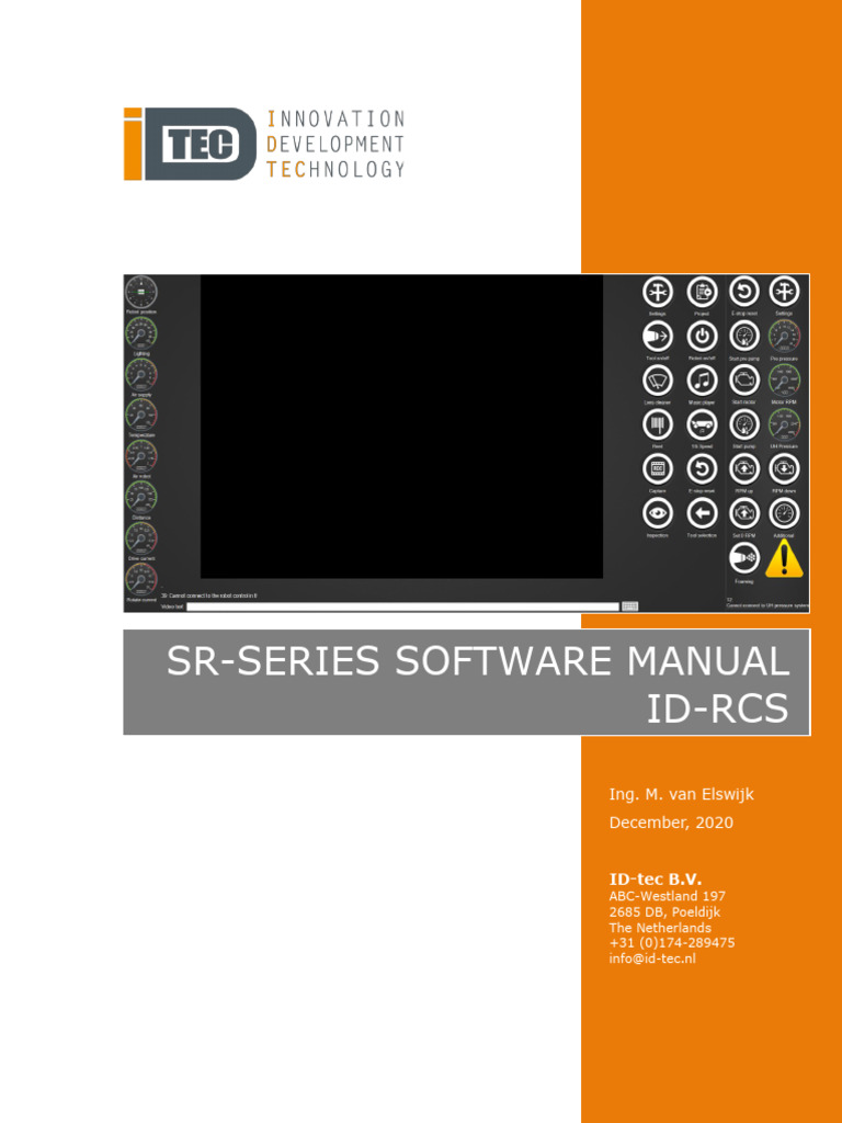 2020 12 ID Tec SR SERIES Software Manual 125 160 250 | PDF | Video | Codec
