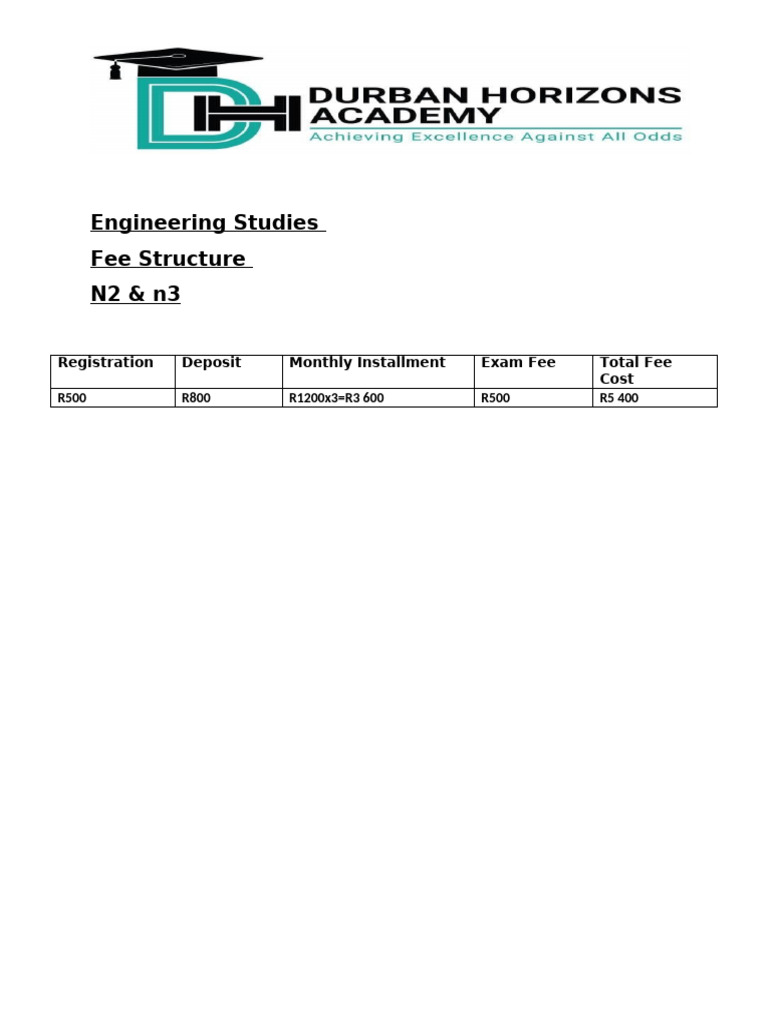 Engineering Programme N2 and N3 2026 | PDF