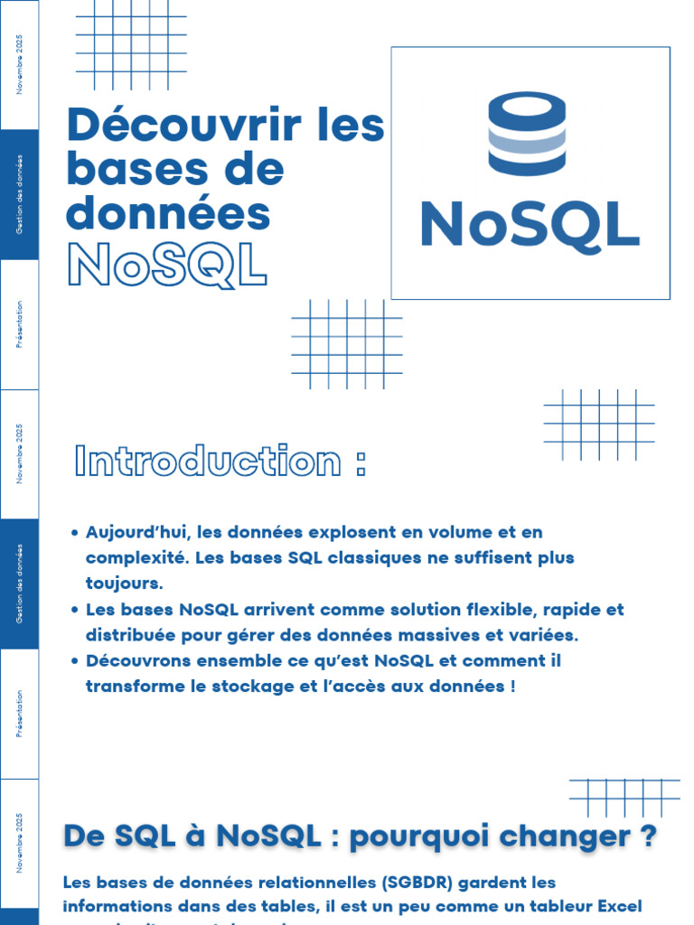 Découvrir Les Bases de Données NoSQL | PDF | NoSQL | Bases de données