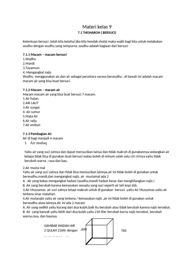 Materi Kelas 9 | PDF