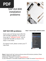 SAP GUI 800 Installation Guide for Windows | PDF