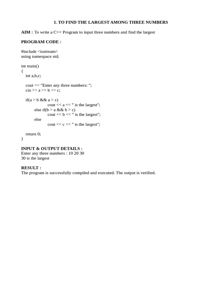 CA Lab C++ Questions and Answers | PDF | C++ | Namespace