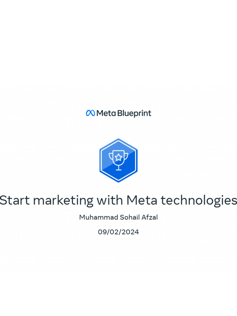 Start Marketing With Meta Technologies - Learn New Skills To Build Your ...