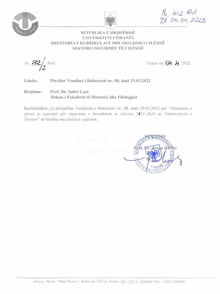 Plani i Veprimit Njsbc 2021-24 | PDF