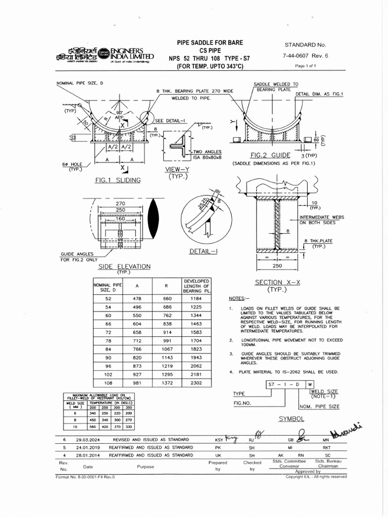 7-44-0607 Rev 6 | PDF | Pipe (Fluid Conveyance) | Mechanical Engineering