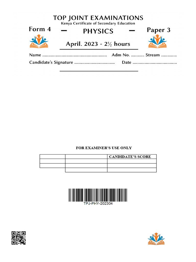 Form 4 Practical 2025 Set 200 | PDF