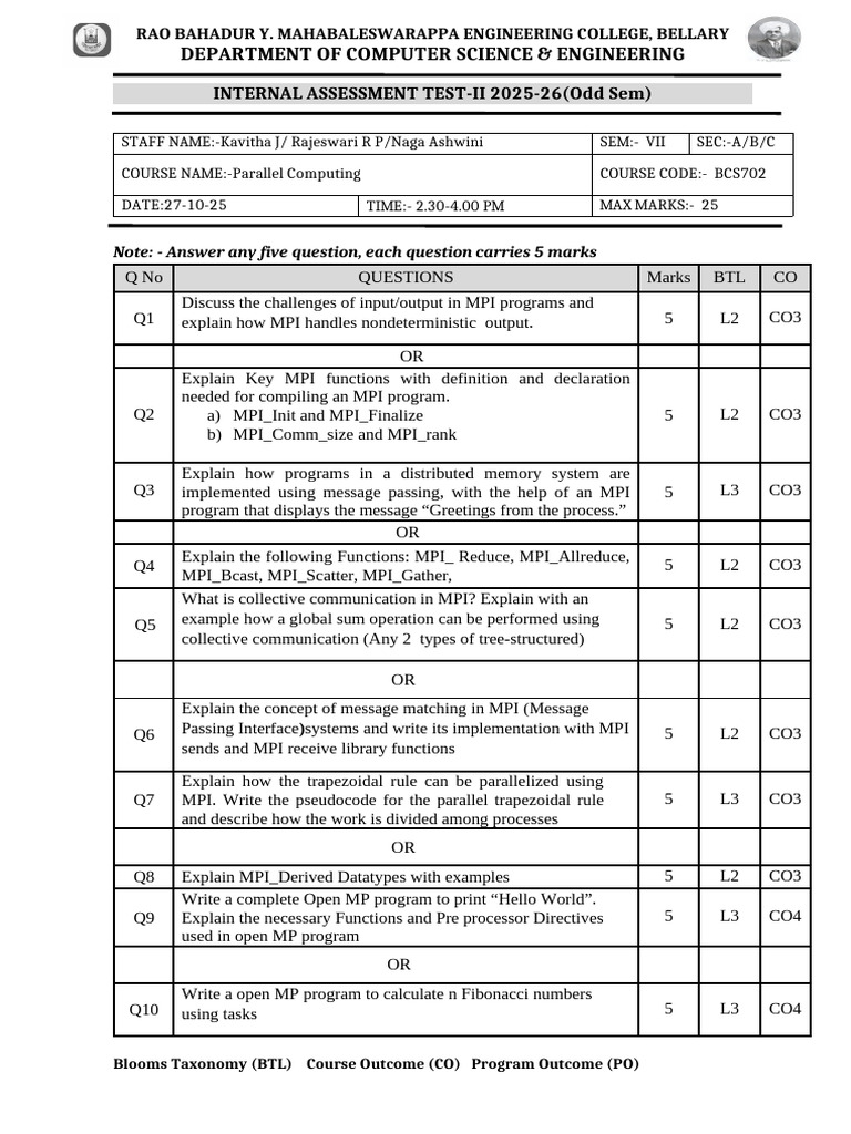 PCIA2 | PDF | Message Passing Interface | Concurrent Computing