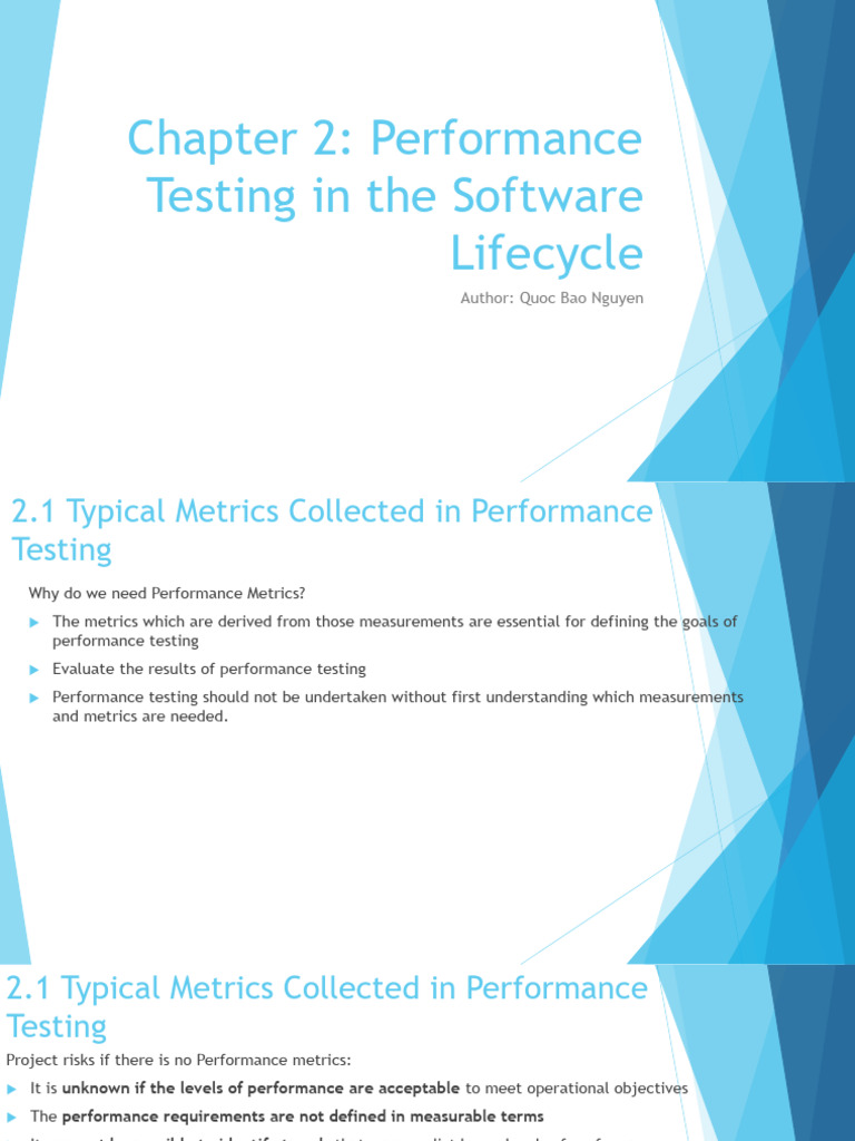 ISTQB Performance Testing - Chapter 2 | PDF | Performance Indicator ...