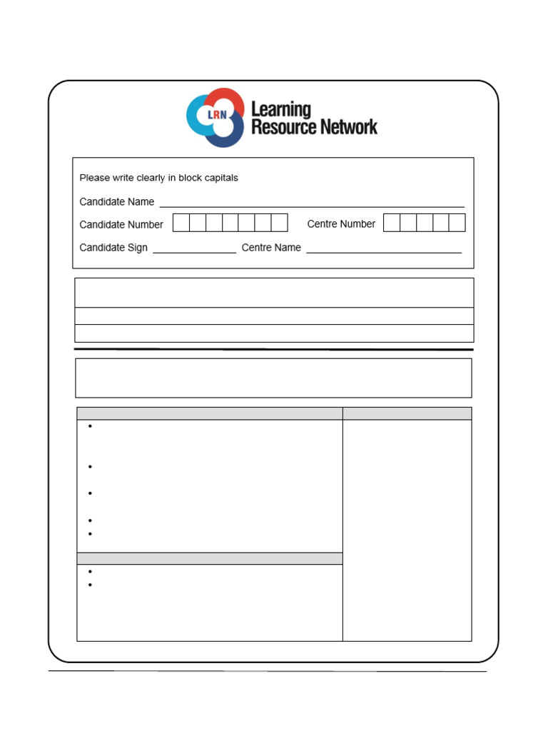 International A Level - Accounting - Sample Paper 3 | PDF | Net Present ...