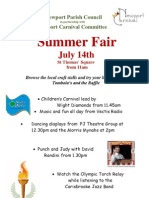 Summer Fair Poster 2012