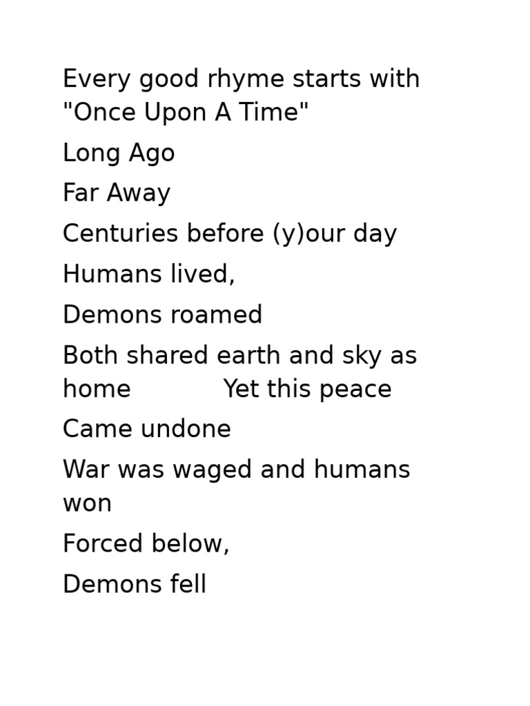 Every Good Rhyme Starts With | PDF