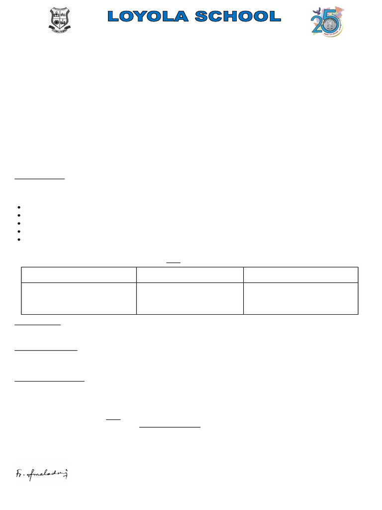 PG Letter - Final Exam 2025-26 | PDF