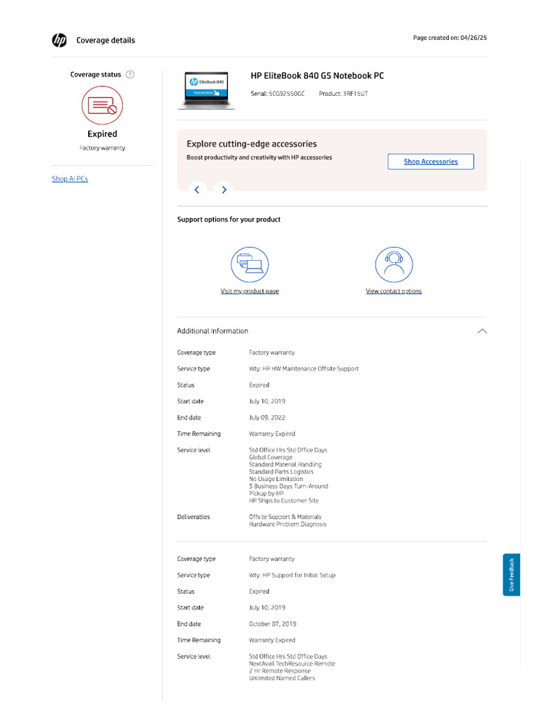 Laptop Details | PDF