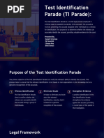 Identification Parade Guidelines and Procedures | PDF | Criminal ...