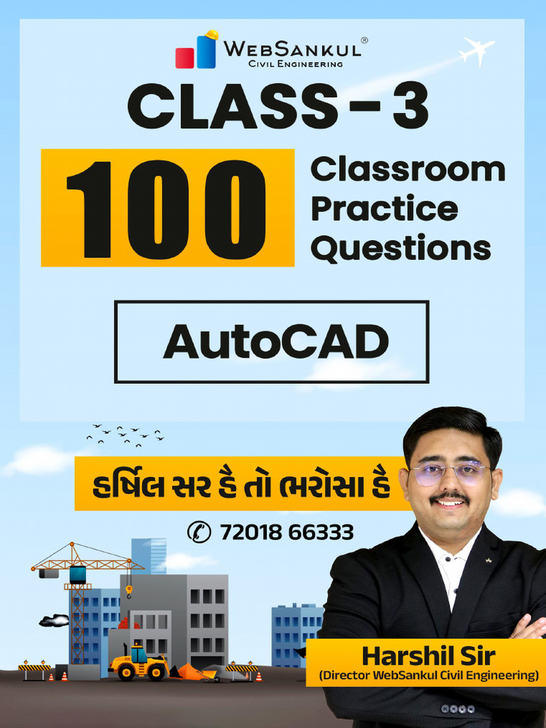 104 Class Room Practice Qs AutoCAD | PDF | Auto Cad | Autodesk