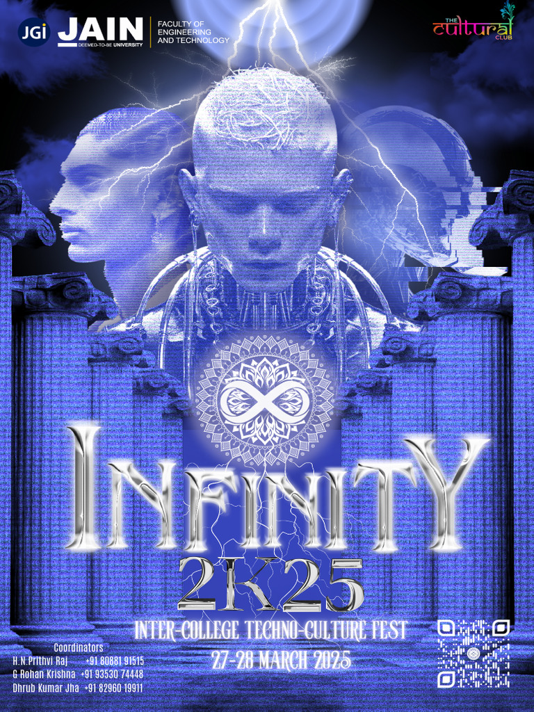 Infinity 2k25 - Techno-Cultural Posters | PDF