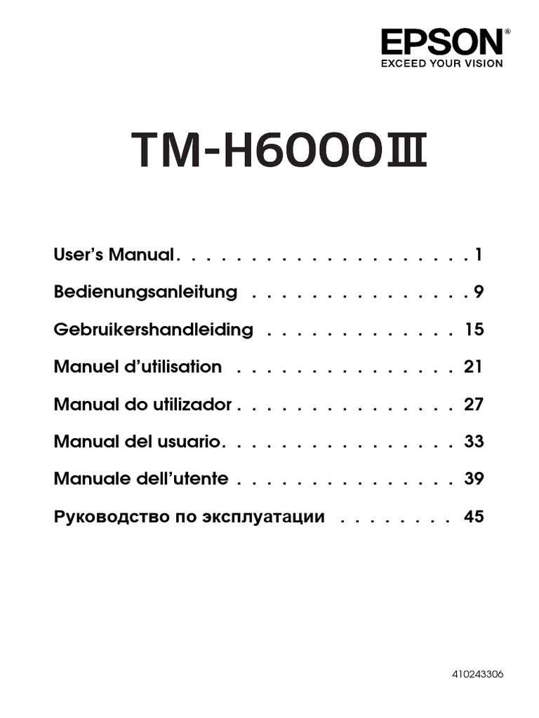 TM-H6000III Eur Um 06 | PDF | Electromagnetic Interference | Printer ...