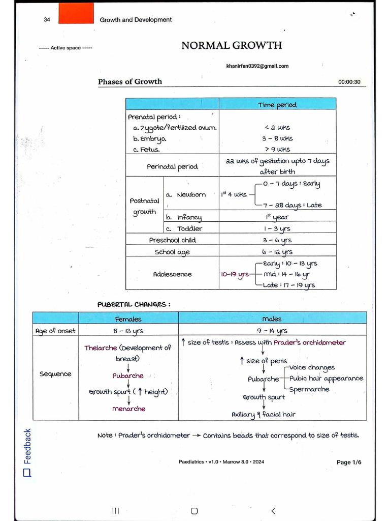Normal Development | PDF