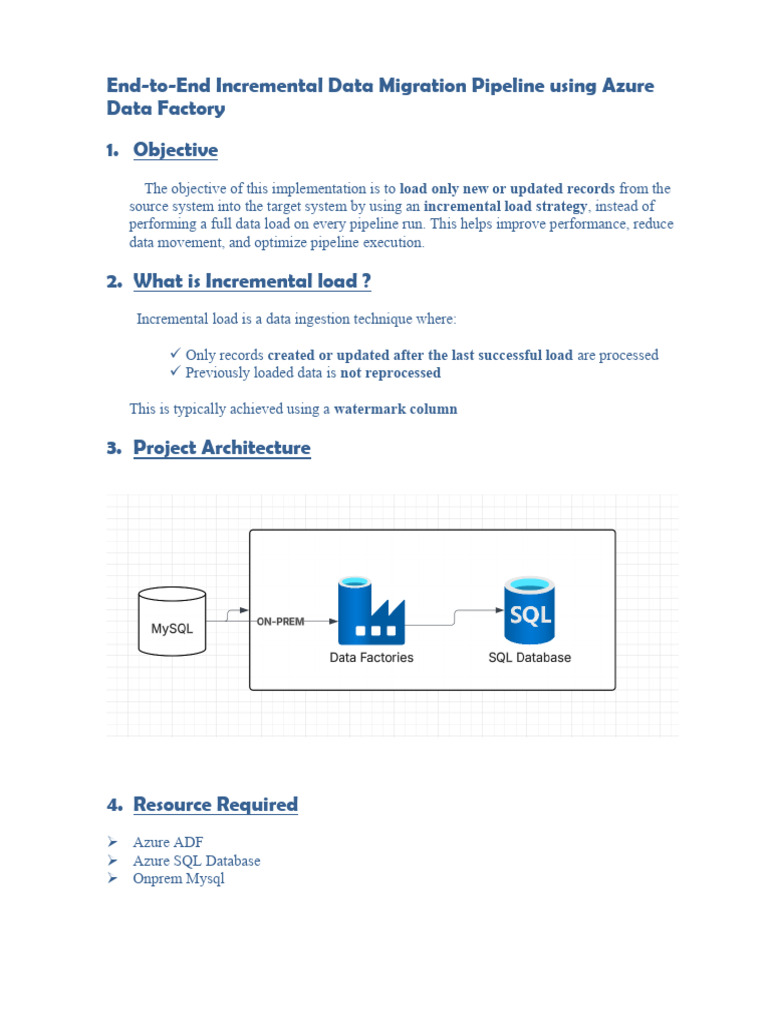 End To End Incremental Data Migration | PDF | Databases | My Sql