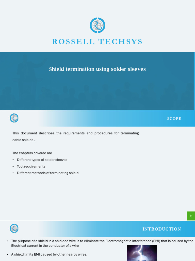 Shield Termination | PDF | Electromagnetic Interference | Electrical ...