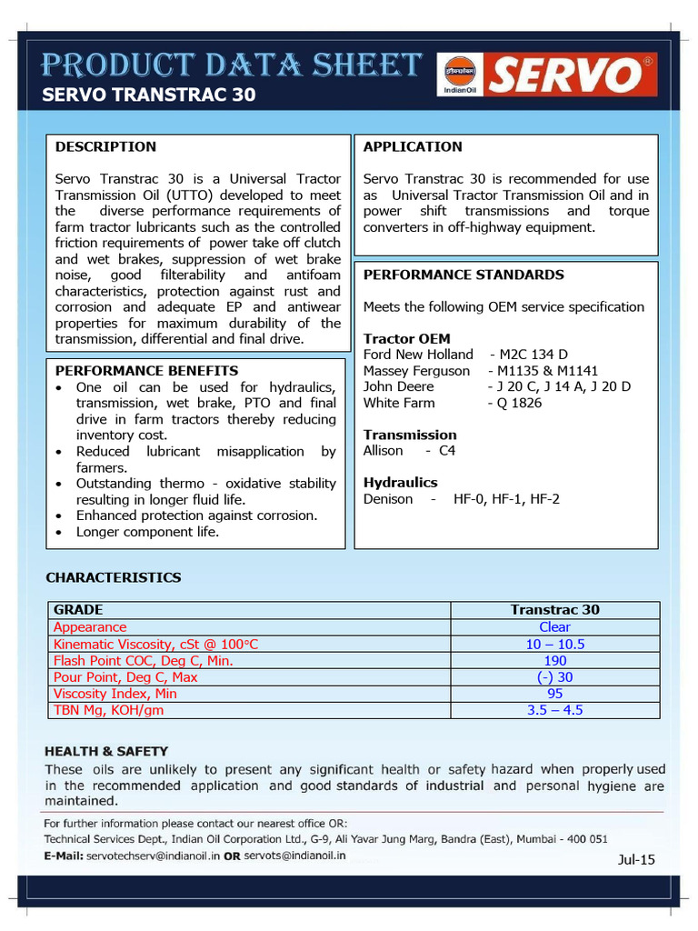Servo Trans Tac | PDF