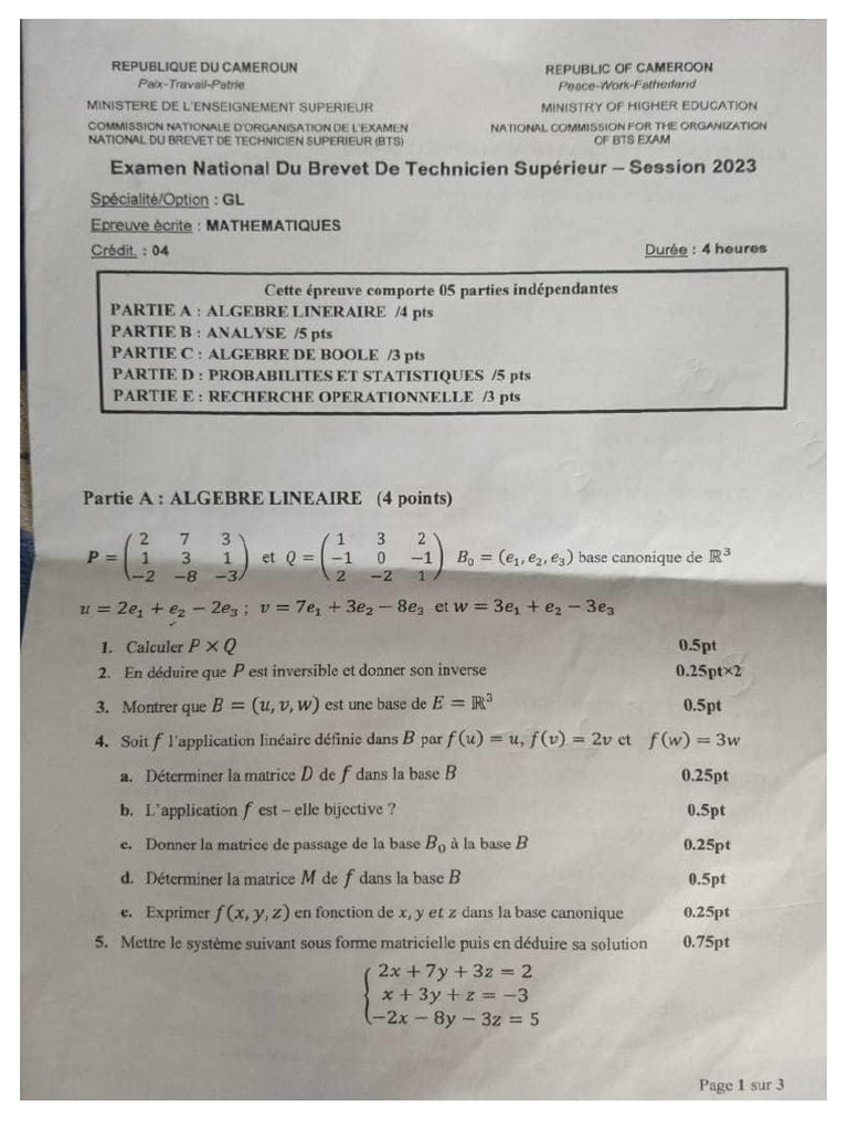 BTS 2023 GL | PDF