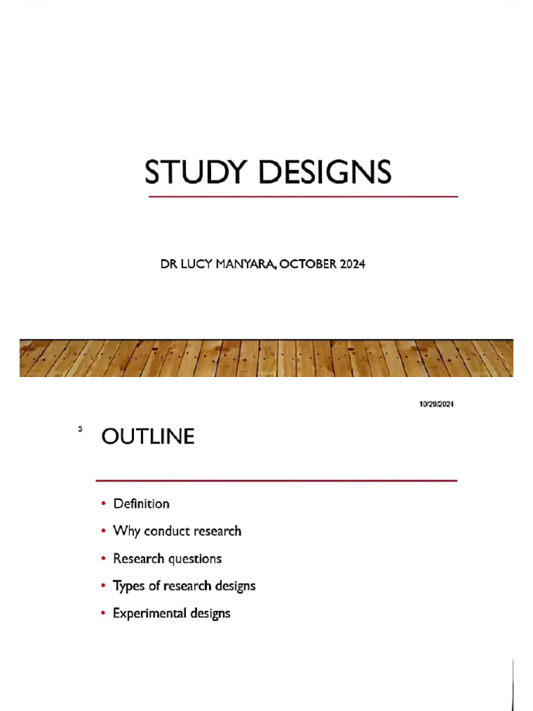 Study Design | PDF