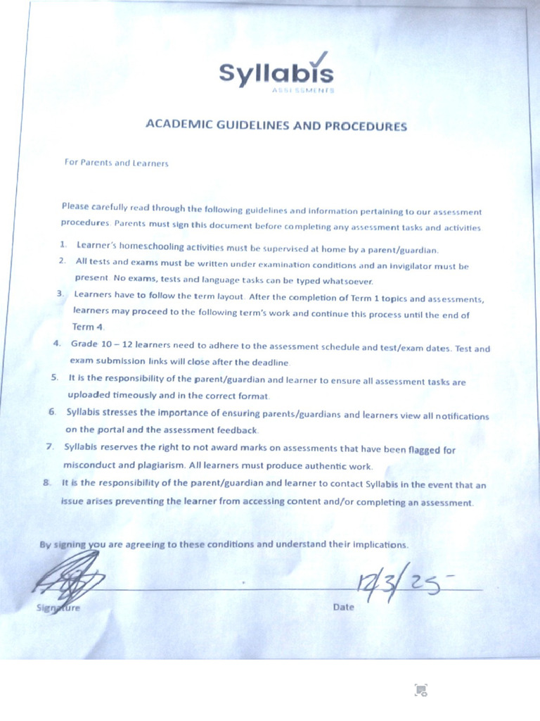 Academic Guidelines and Proced | PDF