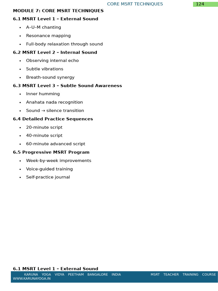 Module 7 Core MSRT Techniques Mind Sound Resonance Technique (MSRT ...