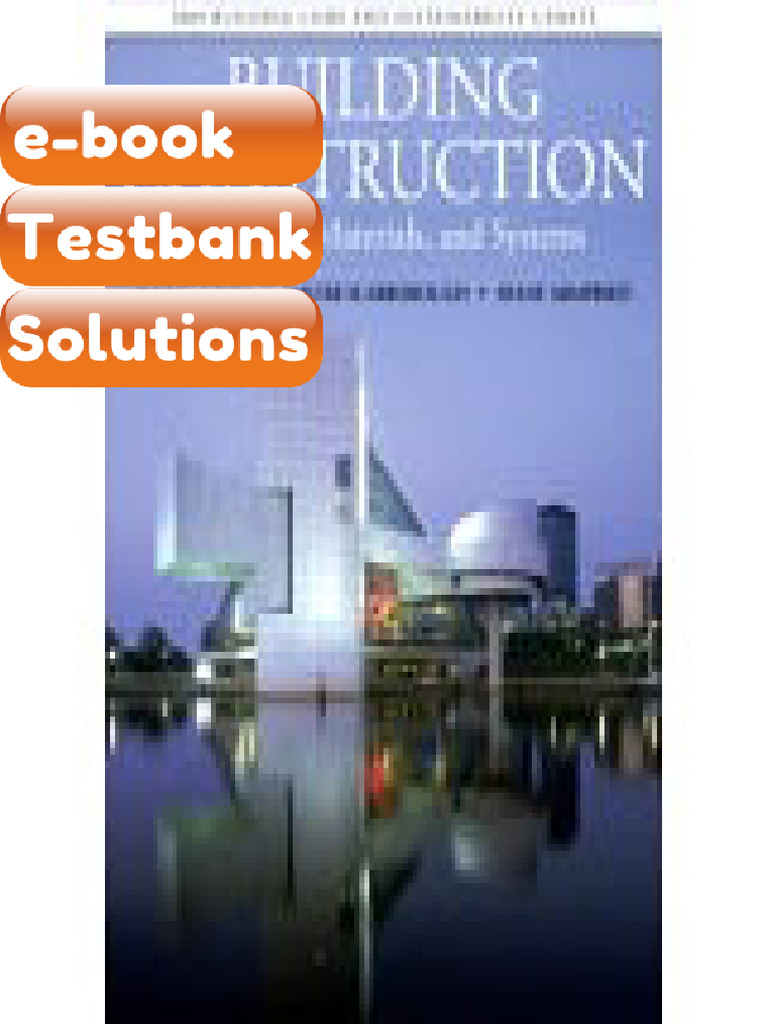 Testbank Accompany Building Construction Principles Materials Systems ...
