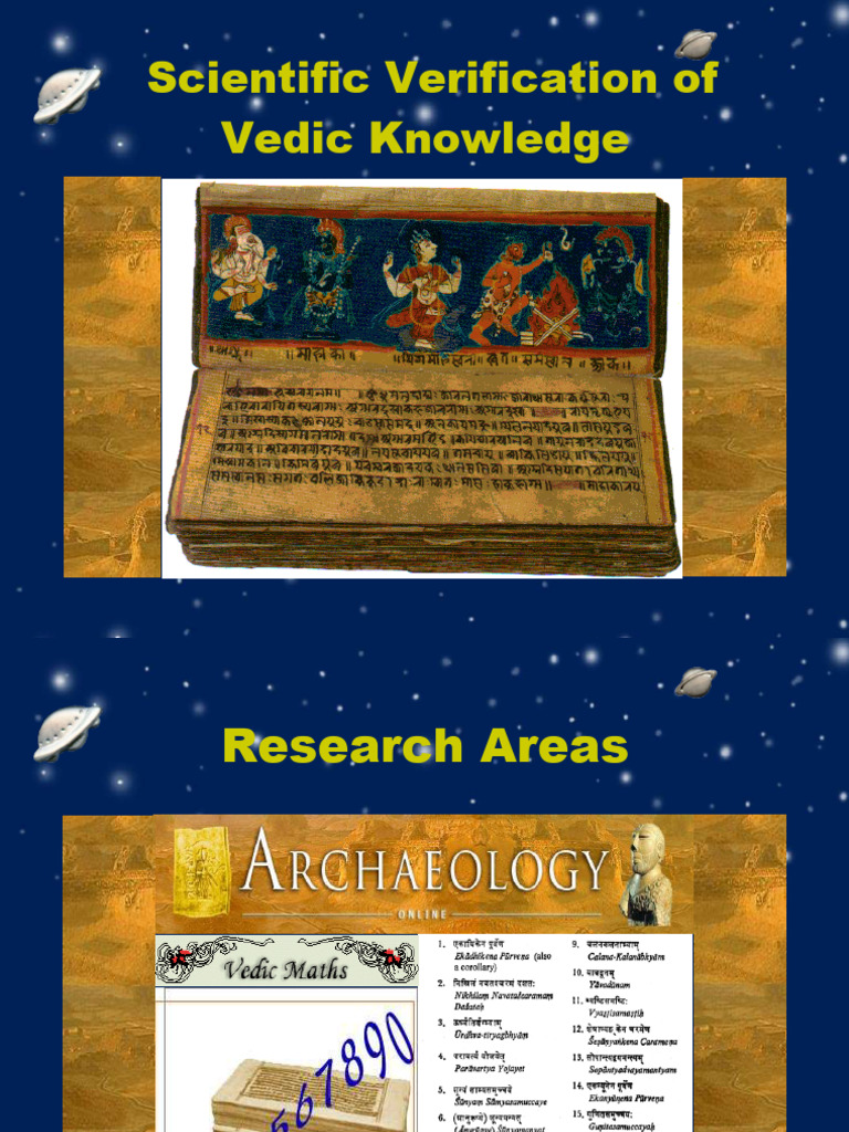 Scientific Vefirication of Vedic Knowledge | PDF | Vedas | Mathematics