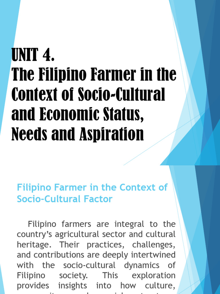 AGRI 40 Unit 4 Overview of Philippine Agriculture 1 1 | PDF ...