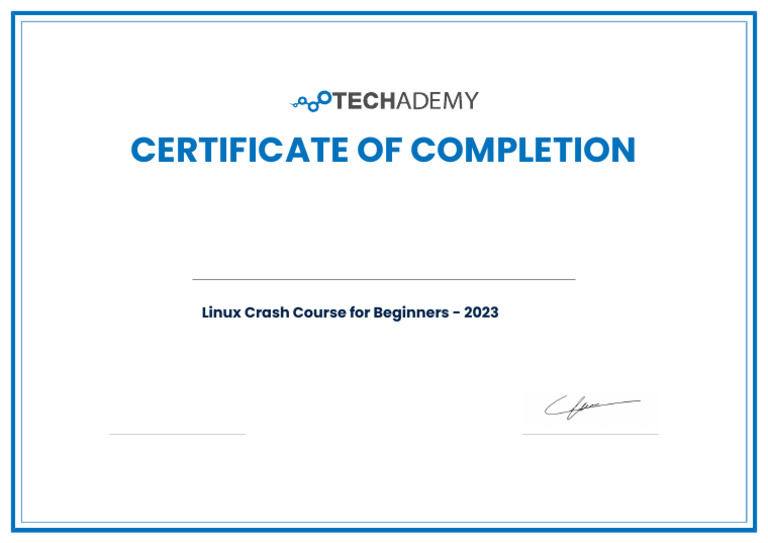 Certificate Linux | PDF