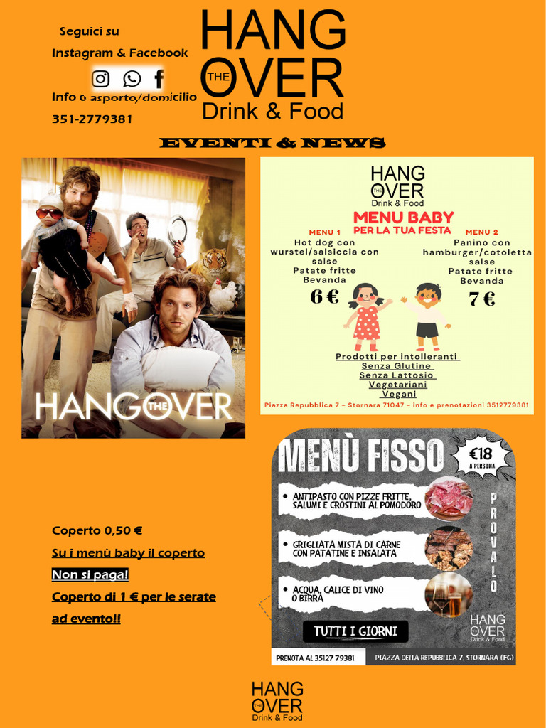 MENU CIBO, BIRRE e ALTRO 2025 | PDF