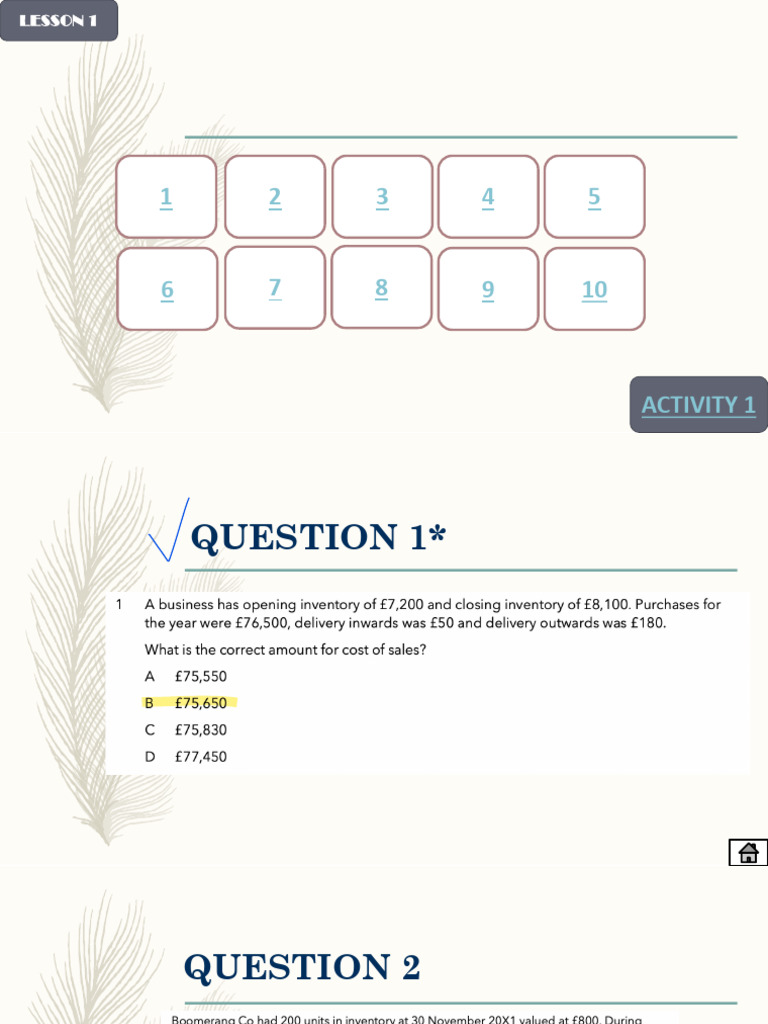 Exercise 1 | PDF