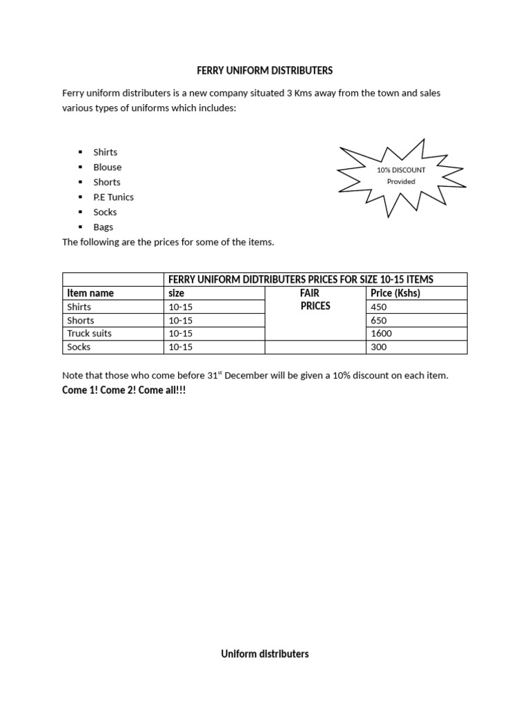 Uniform A Dist | PDF