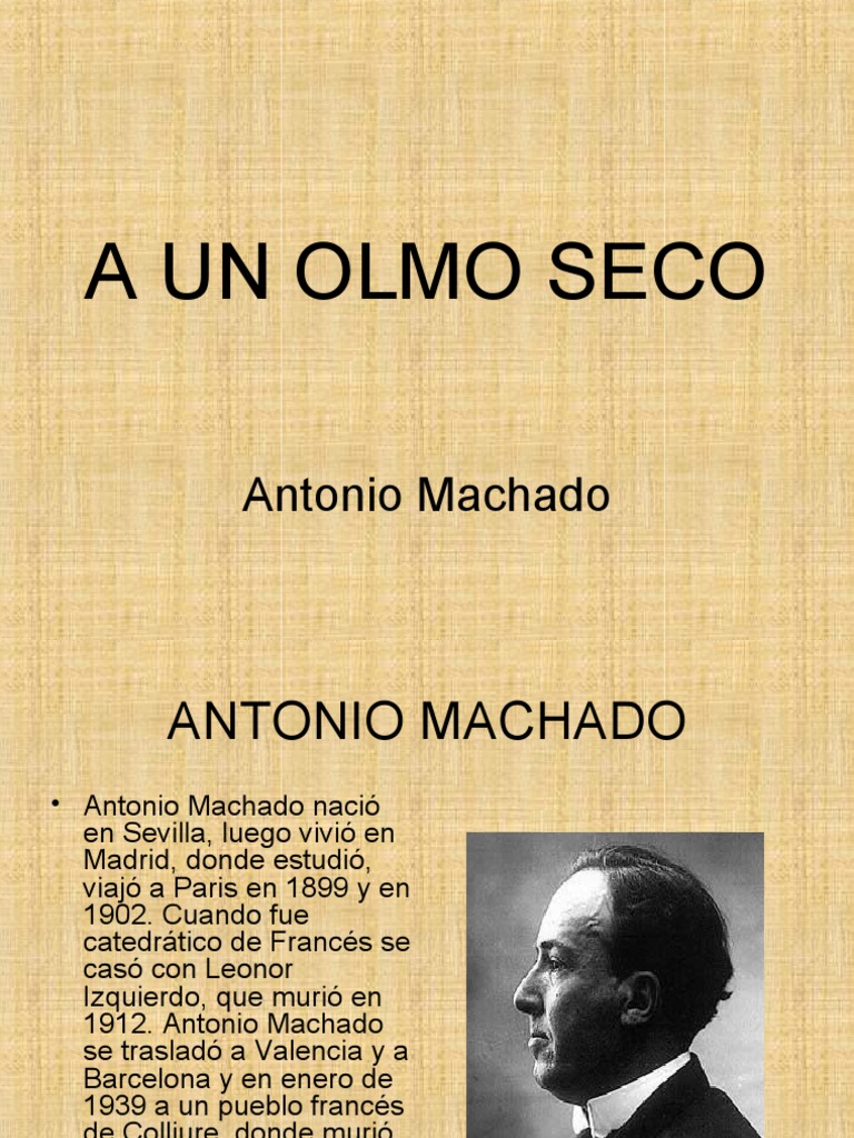 Machado y el Olmo Seco | PDF