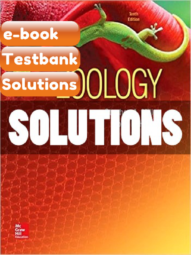 Testbank Solutions Zoology 10 Ed Miller E-book Solutions | PDF ...