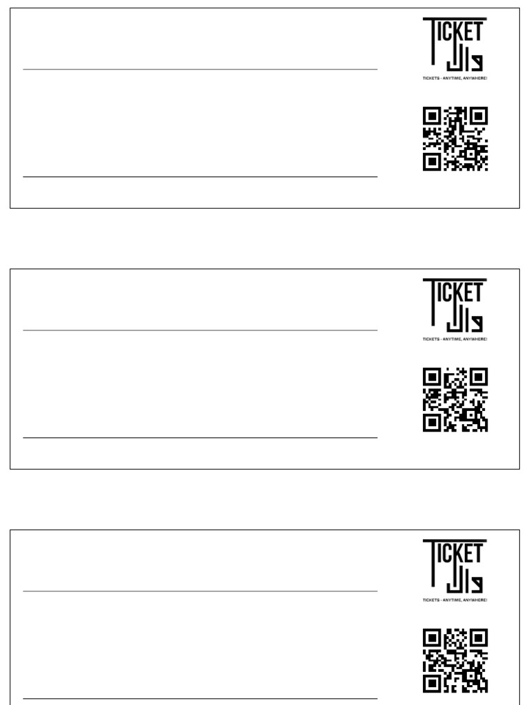 Ticket | PDF