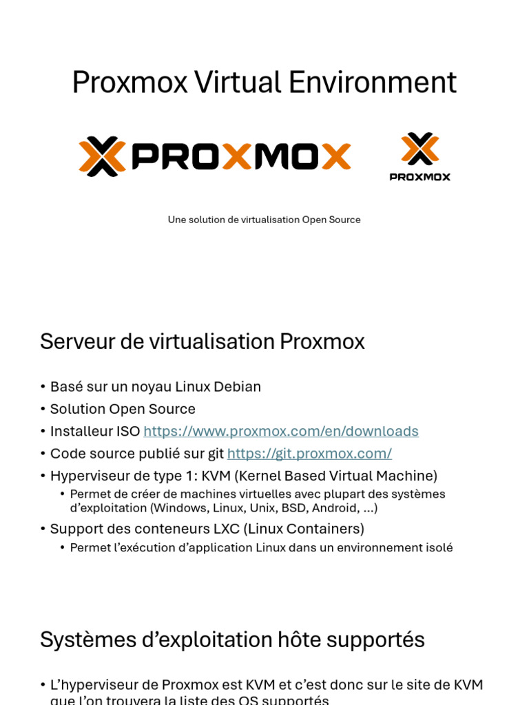 ICH-0190-P03 Proxmox Virtual Environment | PDF | Linux | Machine virtuelle