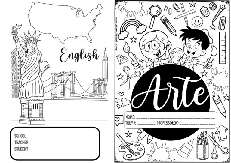 Capa de Ingles e Artes | PDF