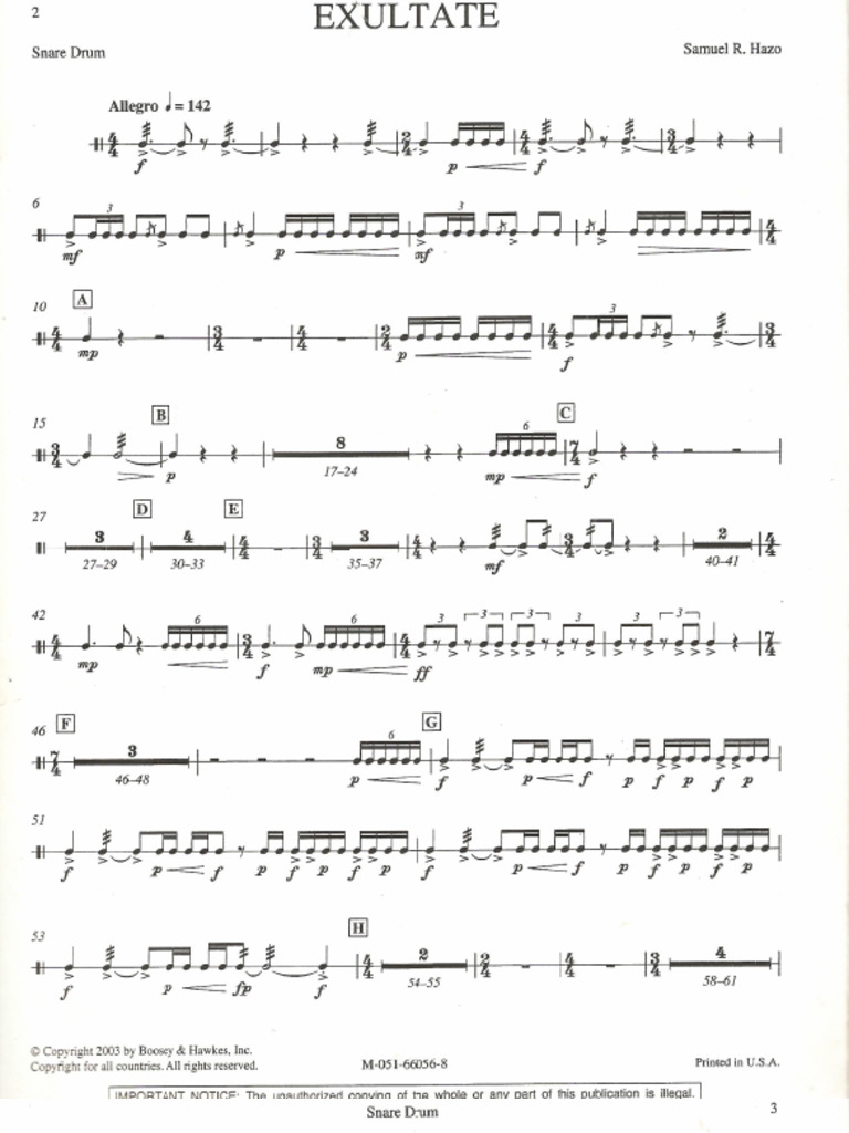 Snare Drum | PDF